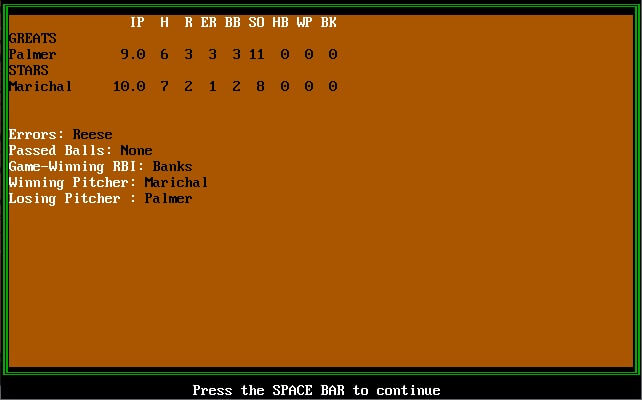 Radio Baseball screenshot