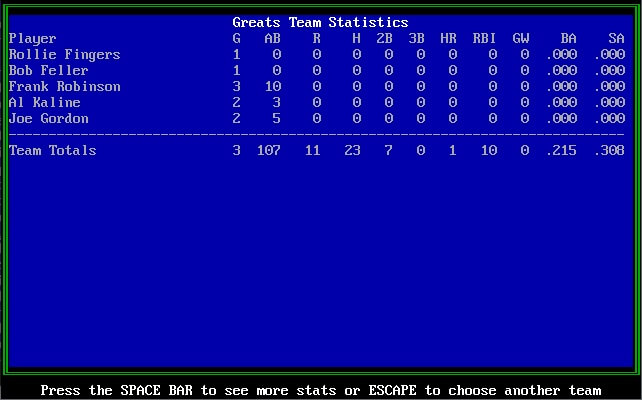 Radio Baseball screenshot