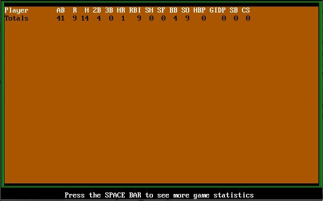 Radio Baseball screenshot