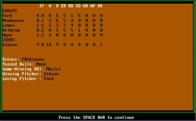 Radio Baseball screenshot