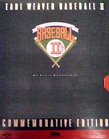 Earl Weaver Baseball II (IBM) Commemorative Edition front cover