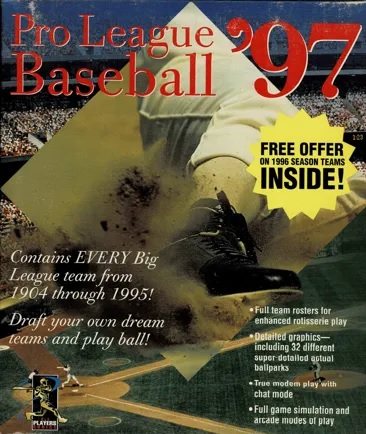 Pro League Baseball '97 (IBM PC – DOS) box - front cover