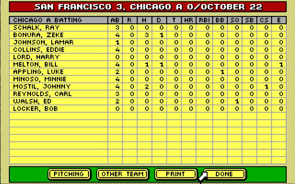 Tony LaRussa's Ultimate Baseball screenshot