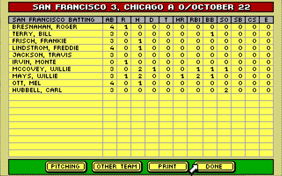 Tony LaRussa's Ultimate Baseball screenshot