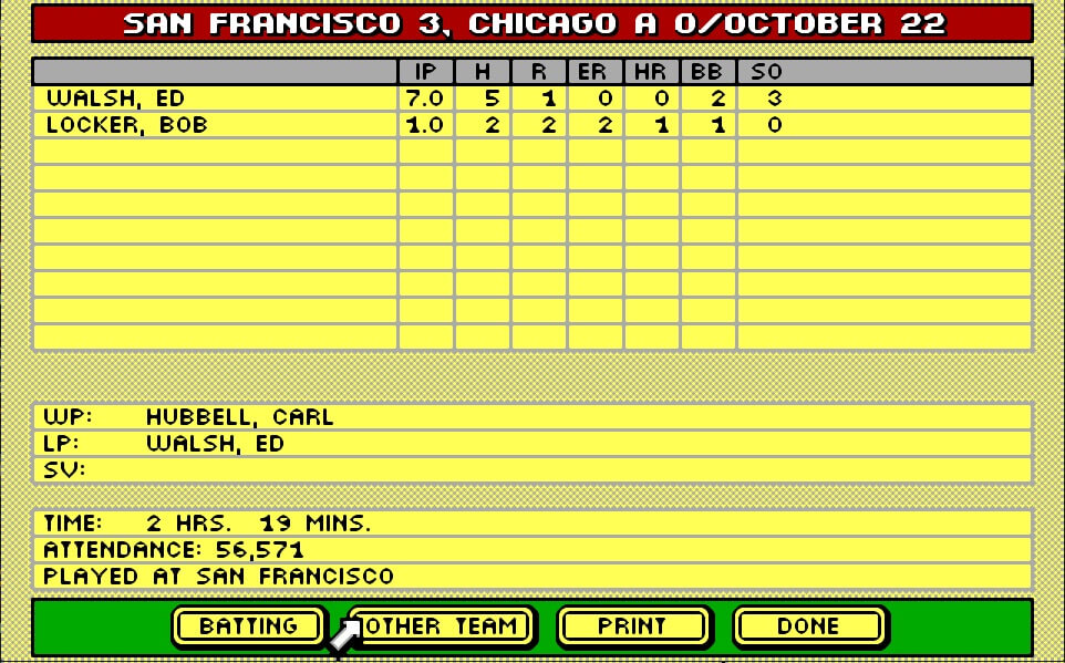 Tony LaRussa's Ultimate Baseball screenshot