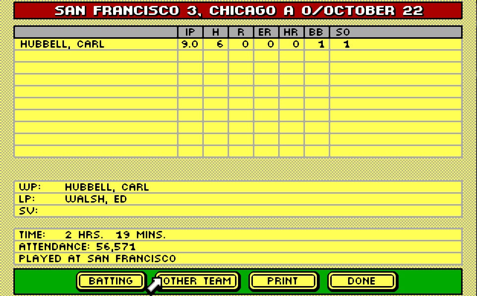 Tony LaRussa's Ultimate Baseball screenshot