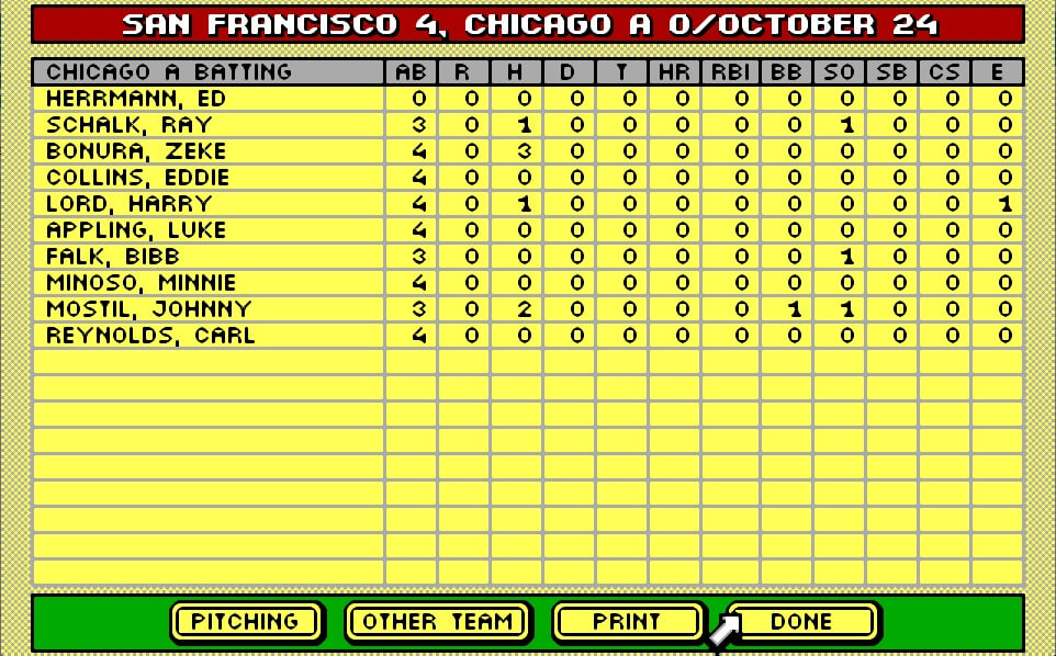 Tony LaRussa's Ultimate Baseball screenshot