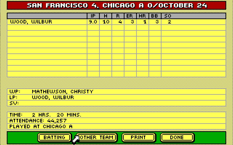 Tony LaRussa's Ultimate Baseball screenshot