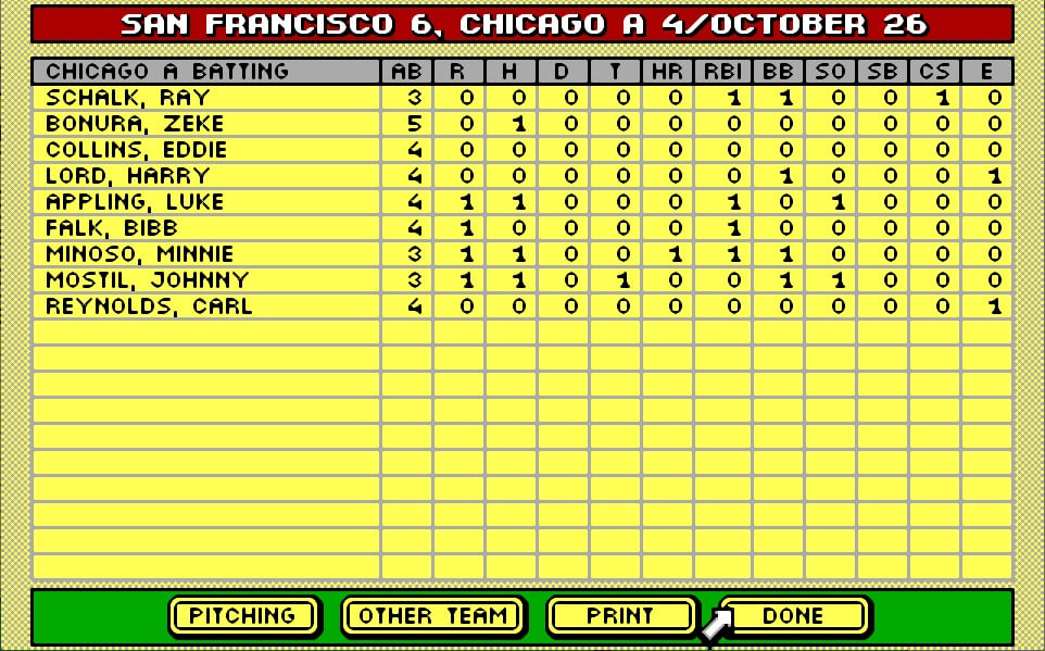 Tony LaRussa's Ultimate Baseball screenshot