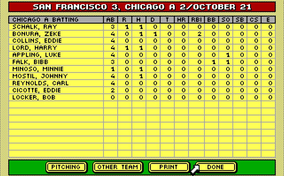 Tony LaRussa's Ultimate Baseball screenshot