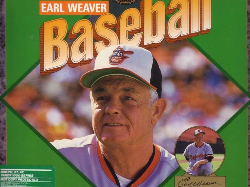 Earl Weaver Baseball front cover