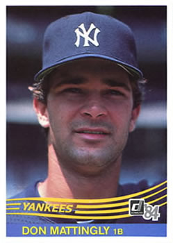 1984 Donruss Don Mattingly RC