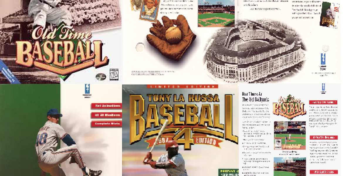 Old Time Baseball - Tony La Russa Baseball 3 - 4
