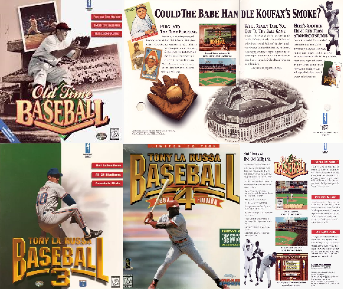 Old Time Baseball - Tony La Russa Baseball 3 - 4